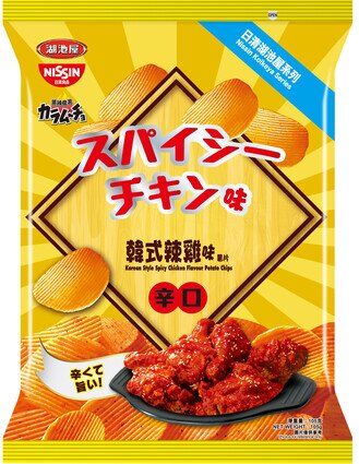 Nissin Koikeya Foods Karamucho Korean Style Spicy Chicken Flavour Potato Chips 105g