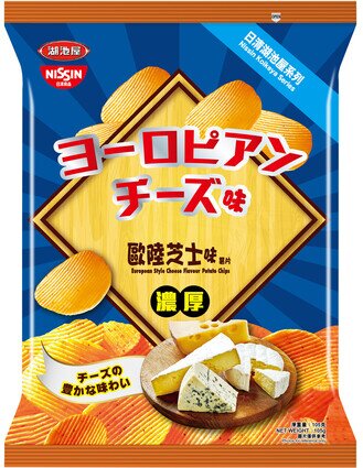 Nissin Koikeya Foods Nissin Koikeya Food European Style Cheese Flavour Potato Chips 105g